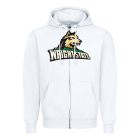 White wright state Zipper Hoodie - linhVisuals