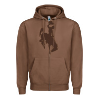 Chestnut wyoming athletics Zipper Hoodie - linhVisuals