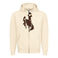 Sandshell wyoming athletics Zipper Hoodie - linhVisuals