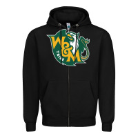 Black william and mary Zipper Hoodie - linhVisuals