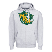 Heather Grey william and mary Zipper Hoodie - linhVisuals