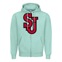 Seafoam st. john's red Zipper Hoodie - linhVisuals