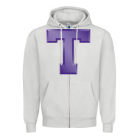 Dove Grey tarleton state athletics Zipper Hoodie - linhVisuals