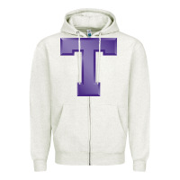 Oatmeal Heather tarleton state athletics Zipper Hoodie - linhVisuals