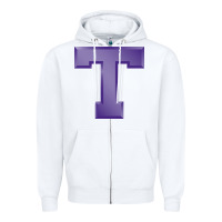 White tarleton state athletics Zipper Hoodie - linhVisuals