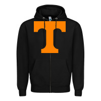 Black tennessee volunteers Zipper Hoodie - linhVisuals