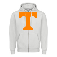 Dove Grey tennessee volunteers Zipper Hoodie - linhVisuals