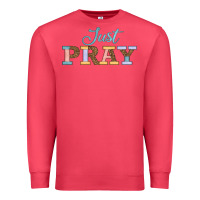 Cardinal Just Pray Premium Sweatshirt - JahusDesignShop