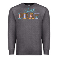Charcoal Heather Just Pray Premium Sweatshirt - JahusDesignShop