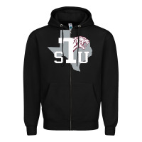 Black texas southern Zipper Hoodie - linhVisuals