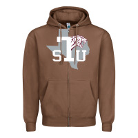Chestnut texas southern Zipper Hoodie - linhVisuals