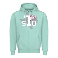 Seafoam texas southern Zipper Hoodie - linhVisuals