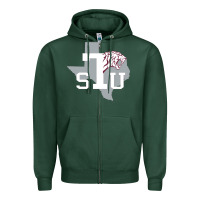 Sports Green texas southern Zipper Hoodie - linhVisuals
