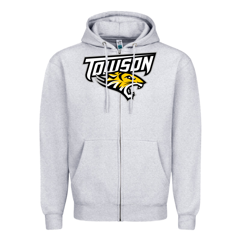 Towson Tigers Zipper Hoodie by linhVisuals | Teevron