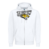 White towson tigers Zipper Hoodie - linhVisuals