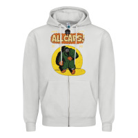 Dove Grey madlib doom hip hop Zipper Hoodie - linhVisuals