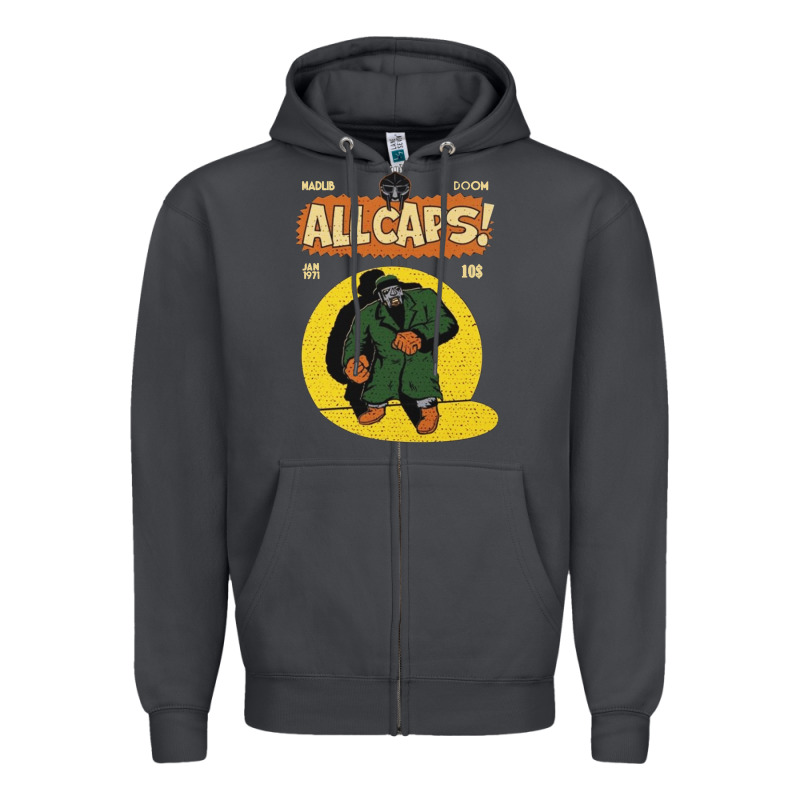 Madlib Doom Hip Hop Zipper Hoodie by linhVisuals | Teevron
