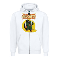 White madlib doom hip hop Zipper Hoodie - linhVisuals