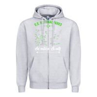 Heather Grey national parks adventure lover camping hiking camper fan t shirt Zipper Hoodie - linhVisuals