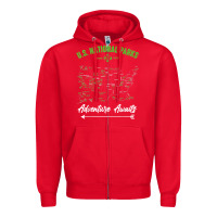 Red national parks adventure lover camping hiking camper fan t shirt Zipper Hoodie - linhVisuals