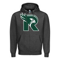 Charcoal Heather ridgeline high school Zipper Hoodie - linhVisuals