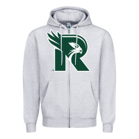 Heather Grey ridgeline high school Zipper Hoodie - linhVisuals