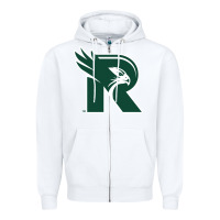White ridgeline high school Zipper Hoodie - linhVisuals