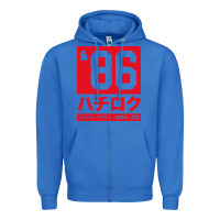 True Royal 86 drift hachi roku japan red edition pullover hoodie Zipper Hoodie - linhVisuals