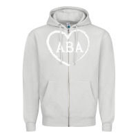 Dove Grey aba therapy gift for behavior analyst  womens aba premium t shirt Zipper Hoodie - linhVisuals