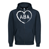 Navy aba therapy gift for behavior analyst  womens aba premium t shirt Zipper Hoodie - linhVisuals