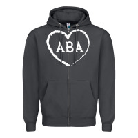 Aba Therapy Gift For Behavior Analyst  Womens Aba Premium T Shirt Zipper Hoodie | Teevron