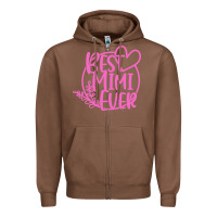 Chestnut best mimi ever Zipper Hoodie - linhVisuals