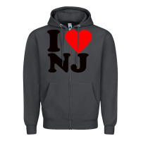Smoke i love nj Zipper Hoodie - linhVisuals