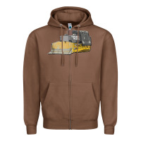 Killdozer Tread Back Tank Top Zipper Hoodie | Teevron