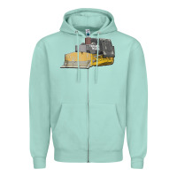 Seafoam killdozer tread back tank top Zipper Hoodie - linhVisuals