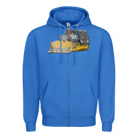 True Royal killdozer tread back tank top Zipper Hoodie - linhVisuals