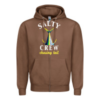 Chestnut salty crew Zipper Hoodie - linhVisuals