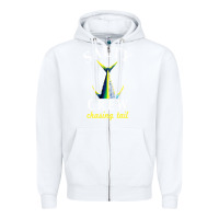 White salty crew Zipper Hoodie - linhVisuals