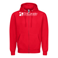Red tri county technical center Zipper Hoodie - linhVisuals