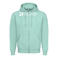 Seafoam tri county technical center Zipper Hoodie - linhVisuals
