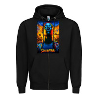 Black snowfall fx tv show Zipper Hoodie - linhVisuals