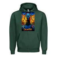 Sports Green snowfall fx tv show Zipper Hoodie - linhVisuals