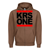 Chestnut hip hop krs one Zipper Hoodie - linhVisuals