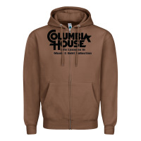 Chestnut columbia house record & tape club Zipper Hoodie - linhVisuals