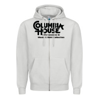 Dove Grey columbia house record & tape club Zipper Hoodie - linhVisuals