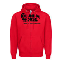 Red columbia house record & tape club Zipper Hoodie - linhVisuals