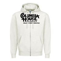 Oatmeal Heather columbia house record & tape club Zipper Hoodie - linhVisuals