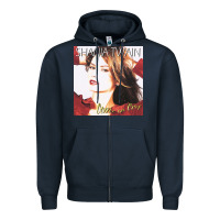 Navy #shania twain album 2022 Zipper Hoodie - linhVisuals