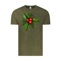 Vintage Olive Mistletoe Vintage Tee - BundleAndBundleShop