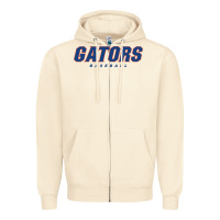 Sandshell GATORS BASEBALL Zipper Hoodie - linhVisuals